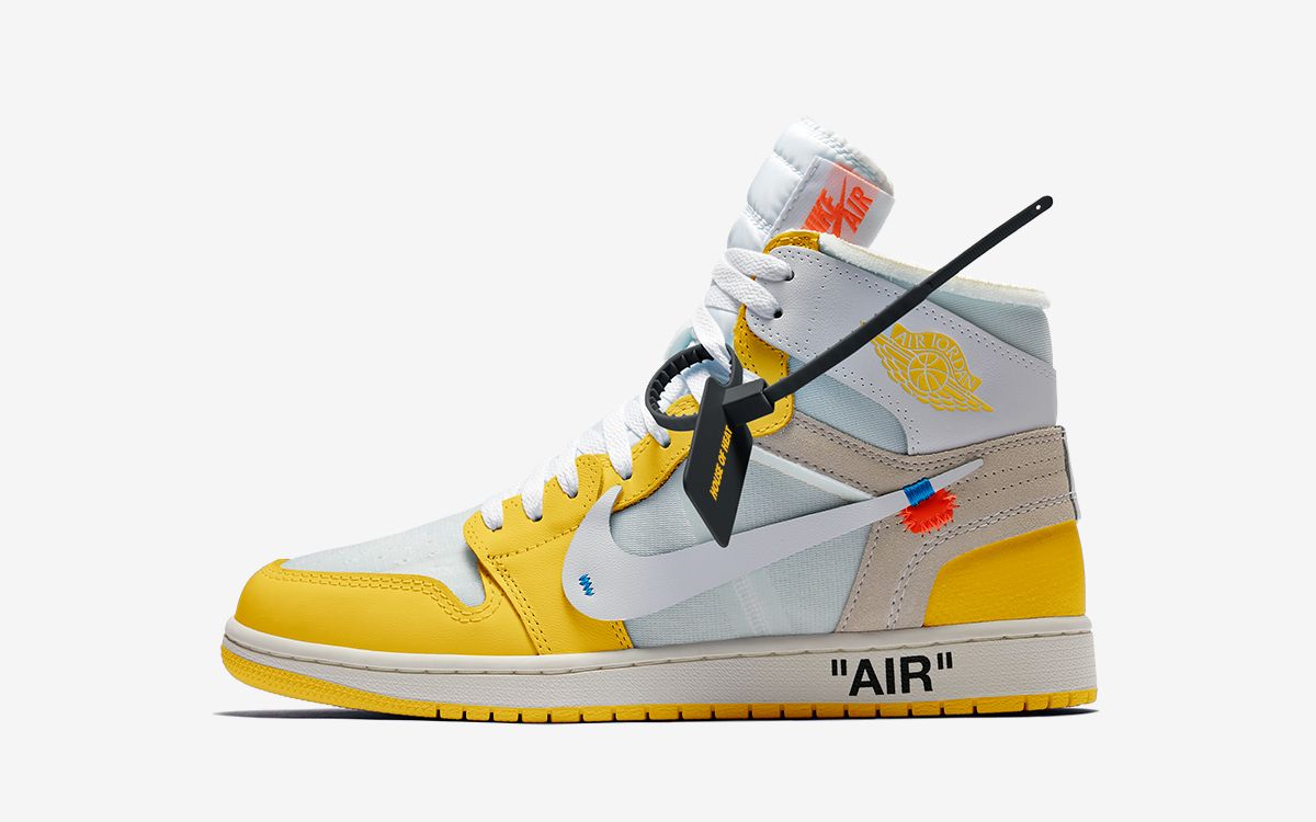 OFF WHITE x Air Jordan 1 Canary Yellow Confirmed for 2021