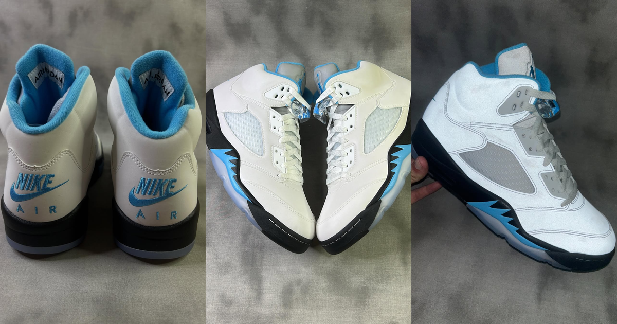 Air Jordan 5 ホワイト/ブルー AIR JORDAN5 First Look: Air Jordan 5 