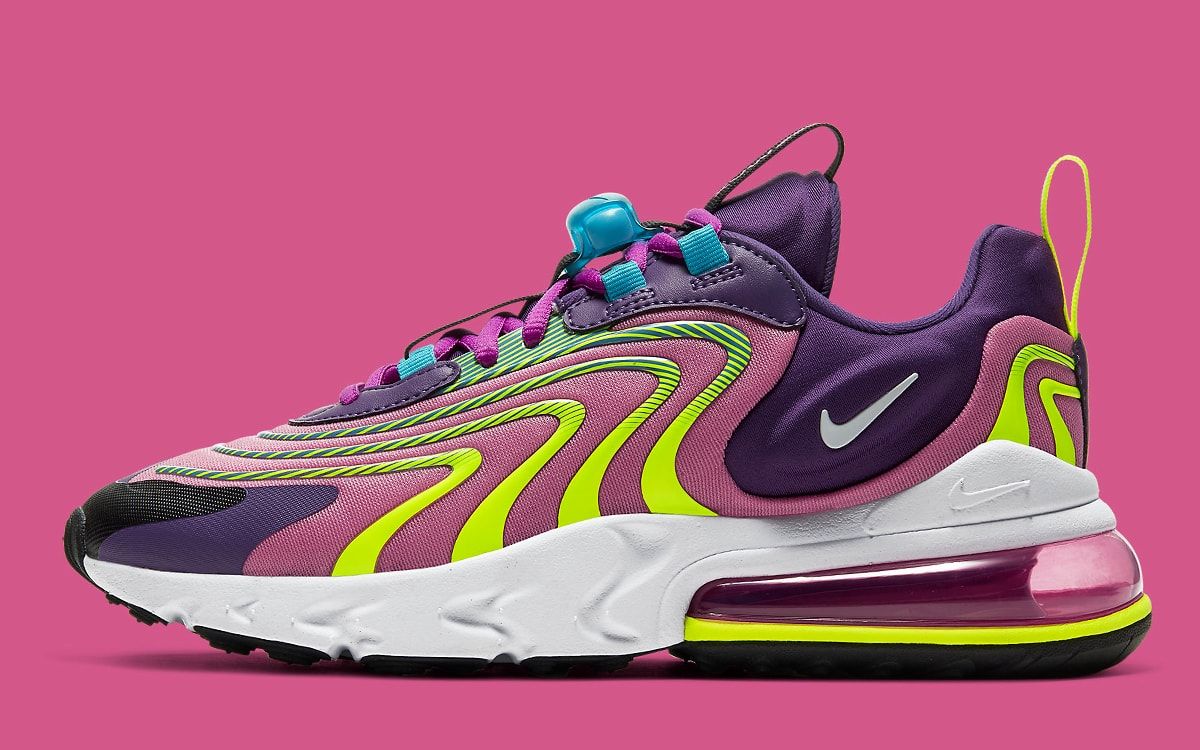 nike air max 270 react pink and green