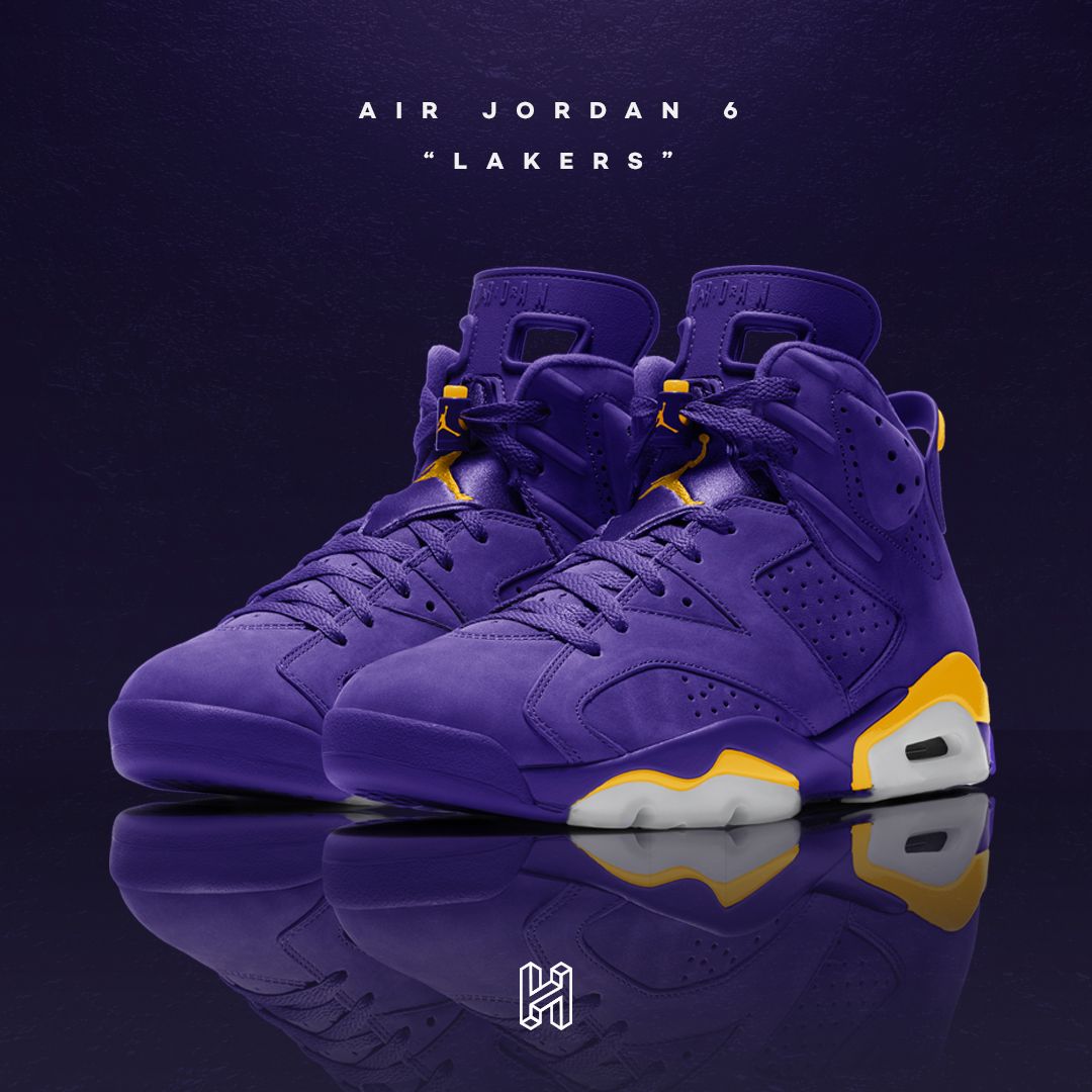 Candles Be careful Decoration Concept Lab // Air Jordan 6 “Lakers” | House of Heat°
