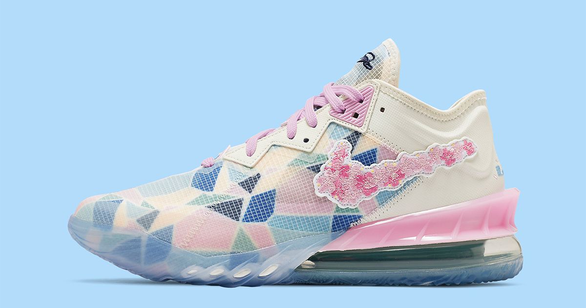 Official Images // atmos x Nike LeBron 18 Low “Sakura” | House of 