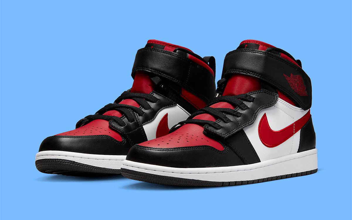 Black, White and Fire Red Return to the Air Jordan 1 FlyEase