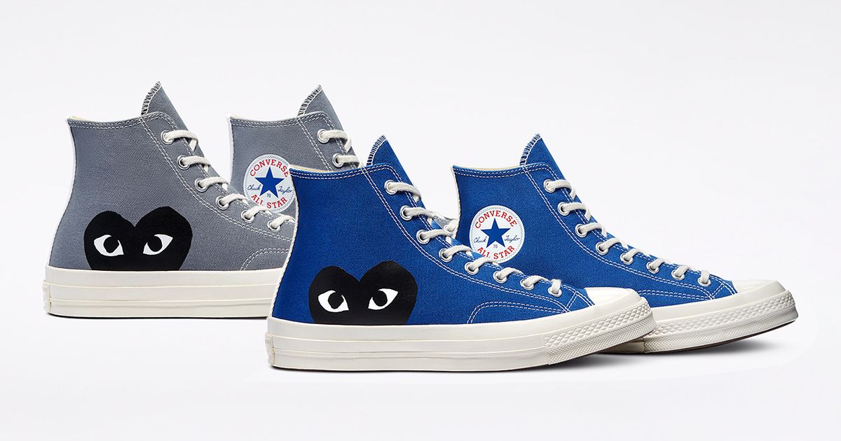 CDG x Converse Chuck 70 “Blue Quartz” and “Steel Gray” Drop in Highs ...