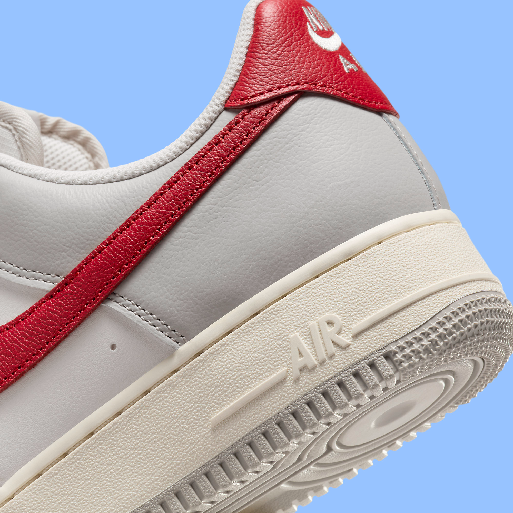 air force 1 red toe