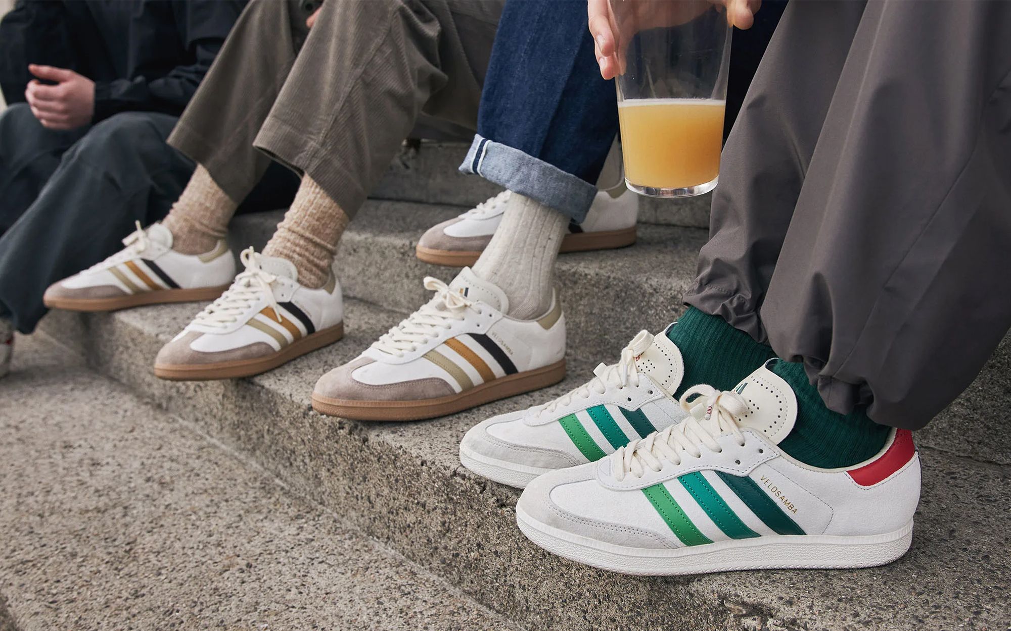 スニーカー adidas Velosamba END. Social Cycling Team Coffee END x adidas Velosamba 