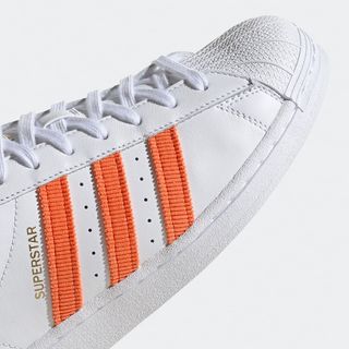 adidas Basics superstar corduroy white orange h00207 7