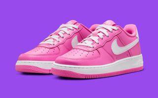 nike air force 1 low gs pink white fv5948 600 1