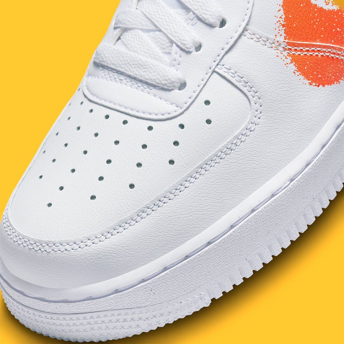 Nike Tags The Air Force 1 Low With Spray Paint Swooshes