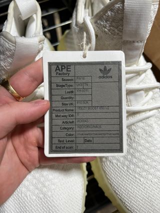 adidas yeezy 650 cream sample 3