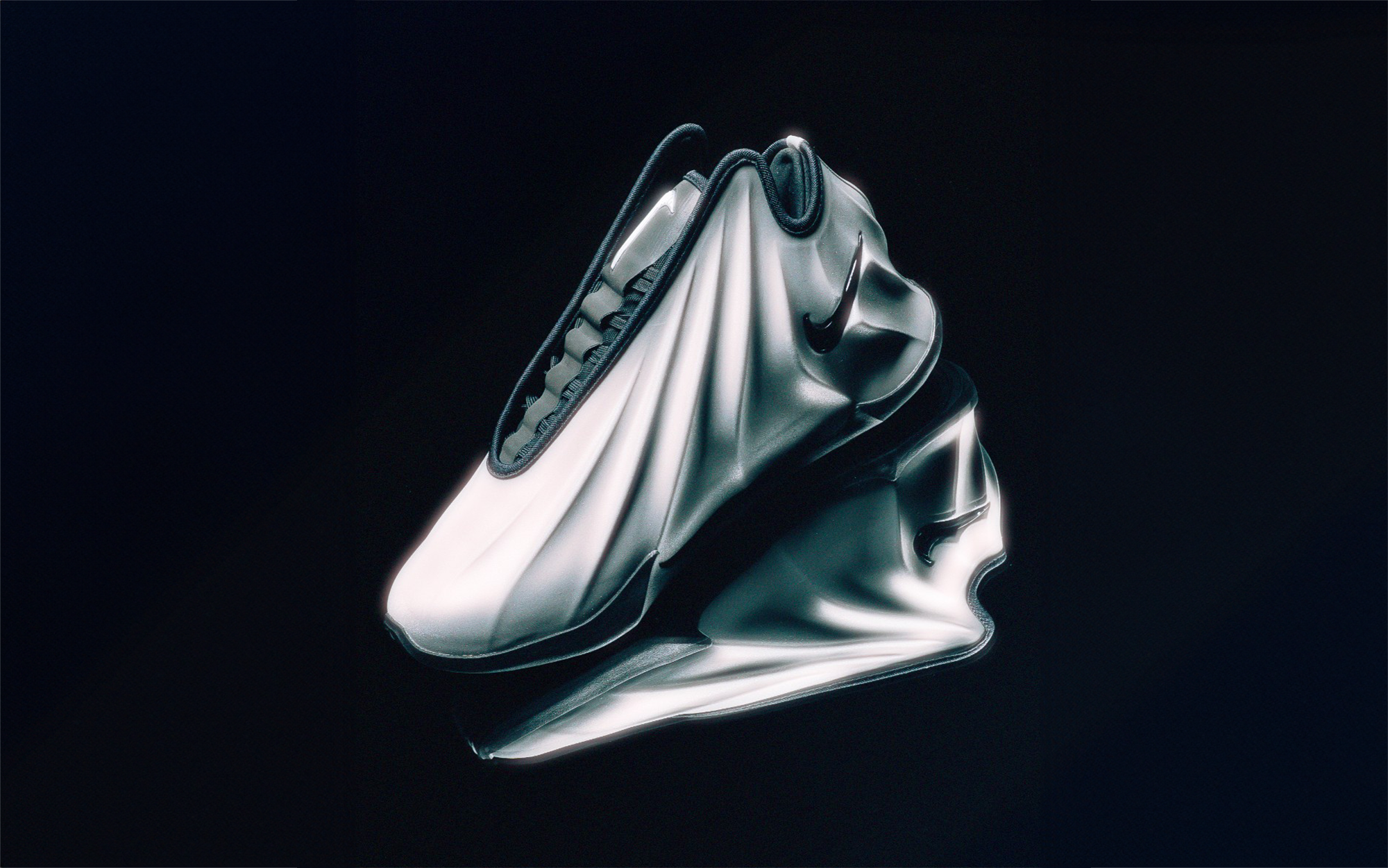 Nike Basketball's G.T. Future "Metallic Silver" as shot by Sneaker Politics.