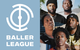 IShowSpeed announces Baller League USA with Ronaldinho, Kai Cenat, and others, sponsored by Nike Football.