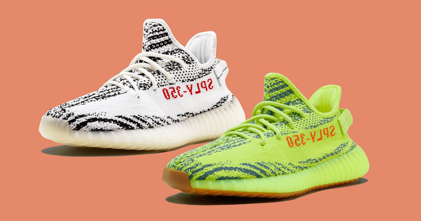 Yellow 2024 yeezy zebra