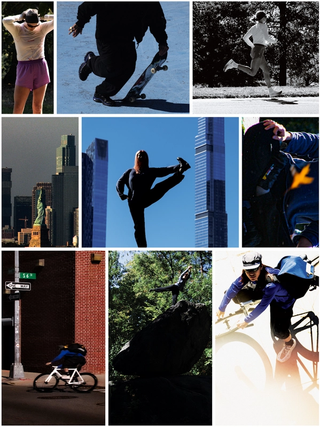Photos by Sébastien Lorsbach & Julien Caldarone for Salomon's 'SYNC: A Study in Movement' exhibition prepped ahead of the 2026 NYC Marathon.