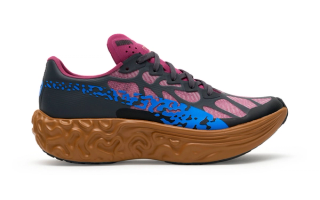 Salahe Bembury's PUMA Velum NITRO™ in a "Magenta Gleam/Dusky Gray" color scheme.