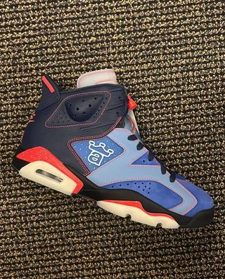 Awake NY x Air Jordan 6 "Midnight Navy" sample.