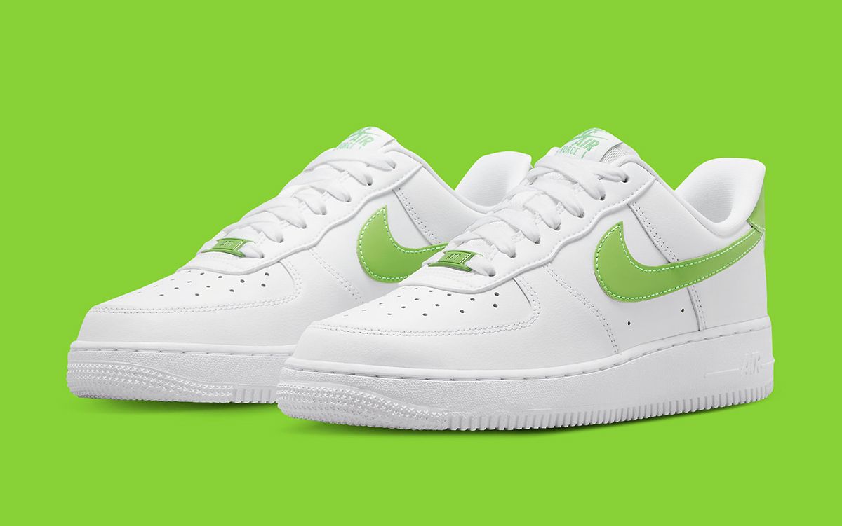air forces neon green tick
