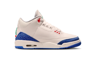 GS Air Jordan 3 Retro “Chalk & Track Red”