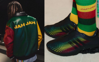 Adidas Megaride S2 sneaker collaboration by JAH JAH from Paris.