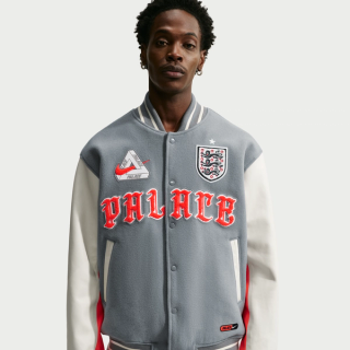 Palace x Nike Pre-Match Top for the English Football Association, featuring St. George across the design.