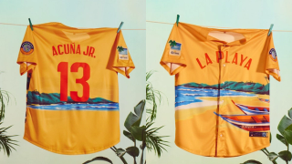 Ronald Acuña Jr.’s Corona Beach Connect Series MLB Jersey