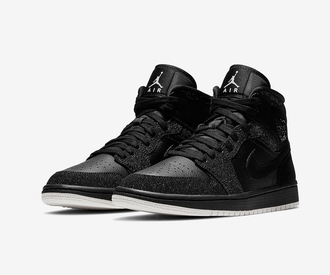 Air jordan 1 mid hot sale wolf grey pure platinum