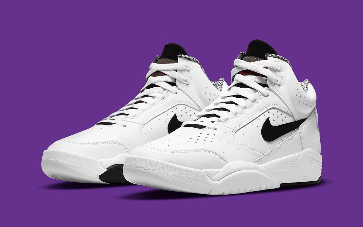 Nike air flight clearance lite high black purple