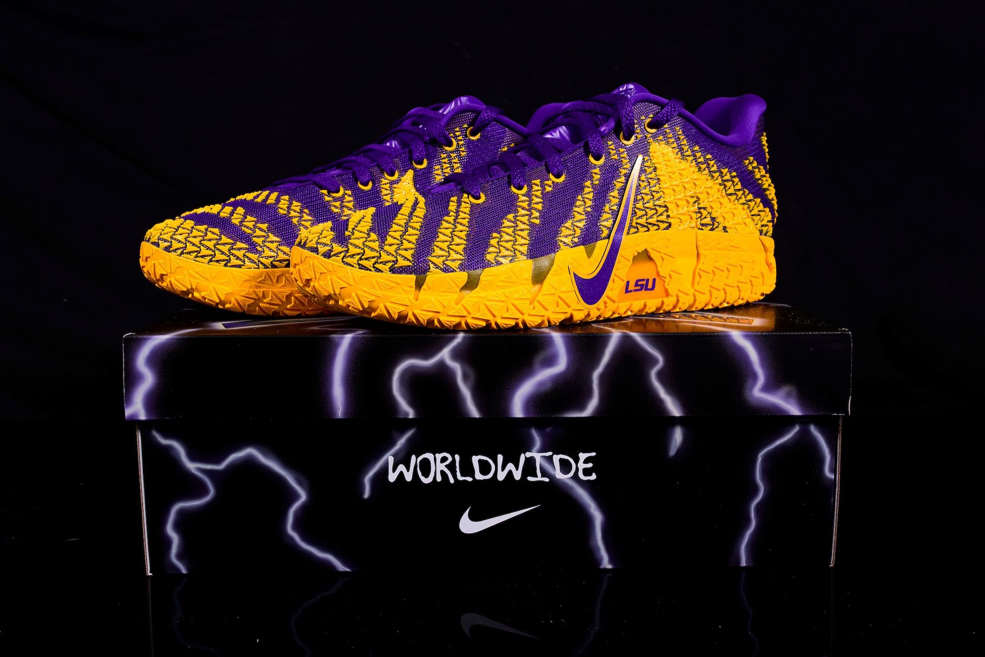 LSU Tigers Basketball-exclusive Nike Ja 3 gift from Ja Morant.