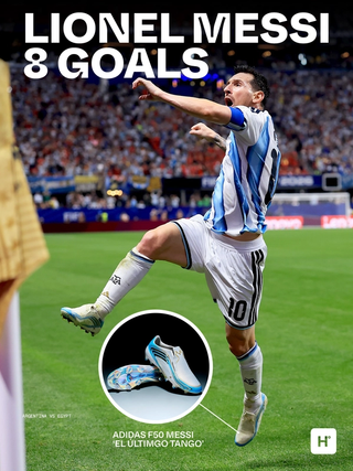 Lionel Messi at the 2026 World Cup™. Photo via adidas Football.