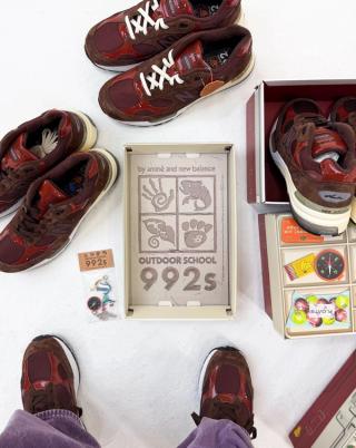 Aminé x New Balance 992 "Outdoor School." Photo via Aminé.
