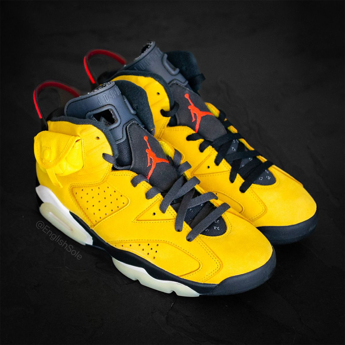 The hot sale yellow jordans