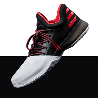 The OG adidas Harden Vol. 1 Sees First Retro on Aug. 1 in the "Pioneer" (Core Black/Scarlet/Core White) color scheme.