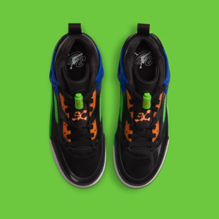 Big Kids' Space Jam x Jordan Spizike Low "Jam Central" (SKU: IX6399-001). Photo via Nike.