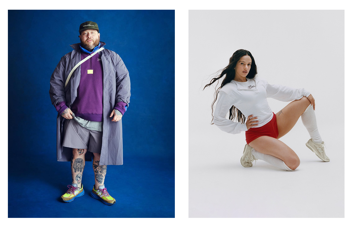 Action Bronson & Rosalía for New Balance. Photos via Action Bronson, New Balance.