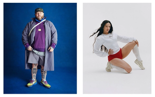 Action Bronson & Rosalía for New Balance. Photos via Action Bronson, New Balance.