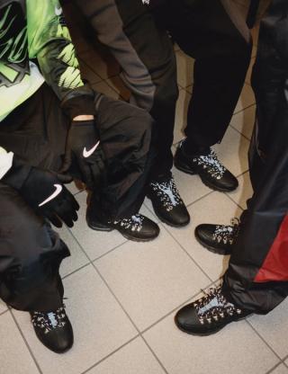 Campaign visual from Baltimore's "City Pack" Air Max 95. Photo via Nike.