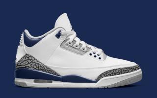The TEEN Air Jordan 1 Low Sneakers Weiß “Midnight Navy" Releases January 13