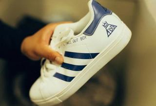 First Look // Fall Out Boy x adidas use Stan Smith Collaboration