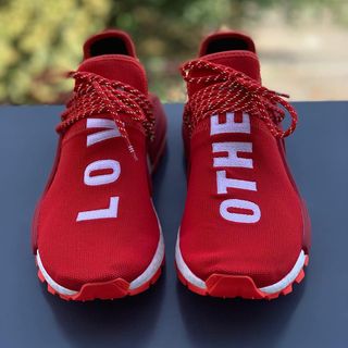 adidas pharrell williams nmd hu red white love other 2