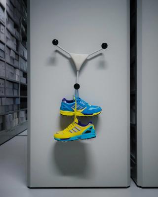 adidas Consortium's modified retro of the ZX 8000 "aZX" duo from 2008 honoring designers Jacques Chassaing & Markus Thaler.