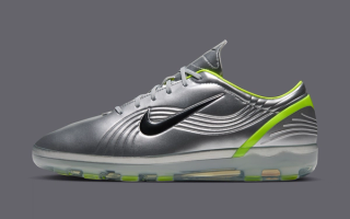 Nike Cryoshot "Mercurial Vapor 1" (Chrome/Lime; SKU: IQ8161-001). Photo via Nike.