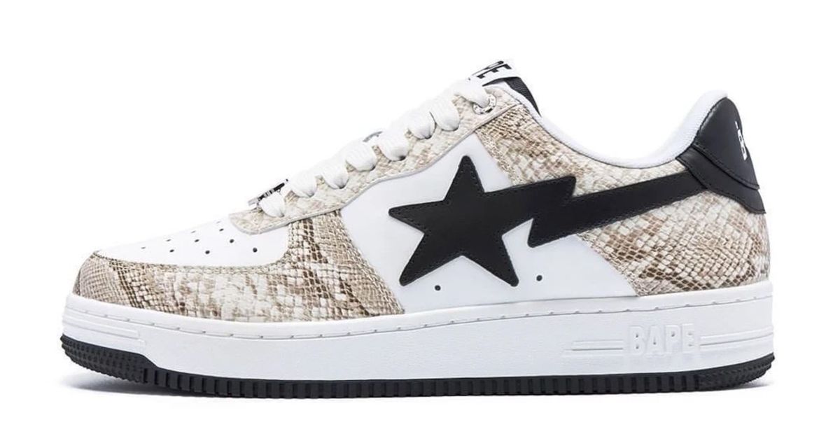 Bape Snaketop The BAPESTA “Snakeskin Pack” Drops November 5 | House of Heat°