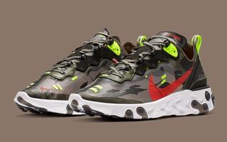 Available Now // Nike’s Adds Hunting-Themes to it’s React Element 87