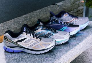 Four pairs—including the Kinvara 1, ProGrid Omni 9, ProGrid Guide 7 & Endorphin Speed 5—from Saucony's Daikanyama-Inspired Collection releasing on Sept. 18, 2026.