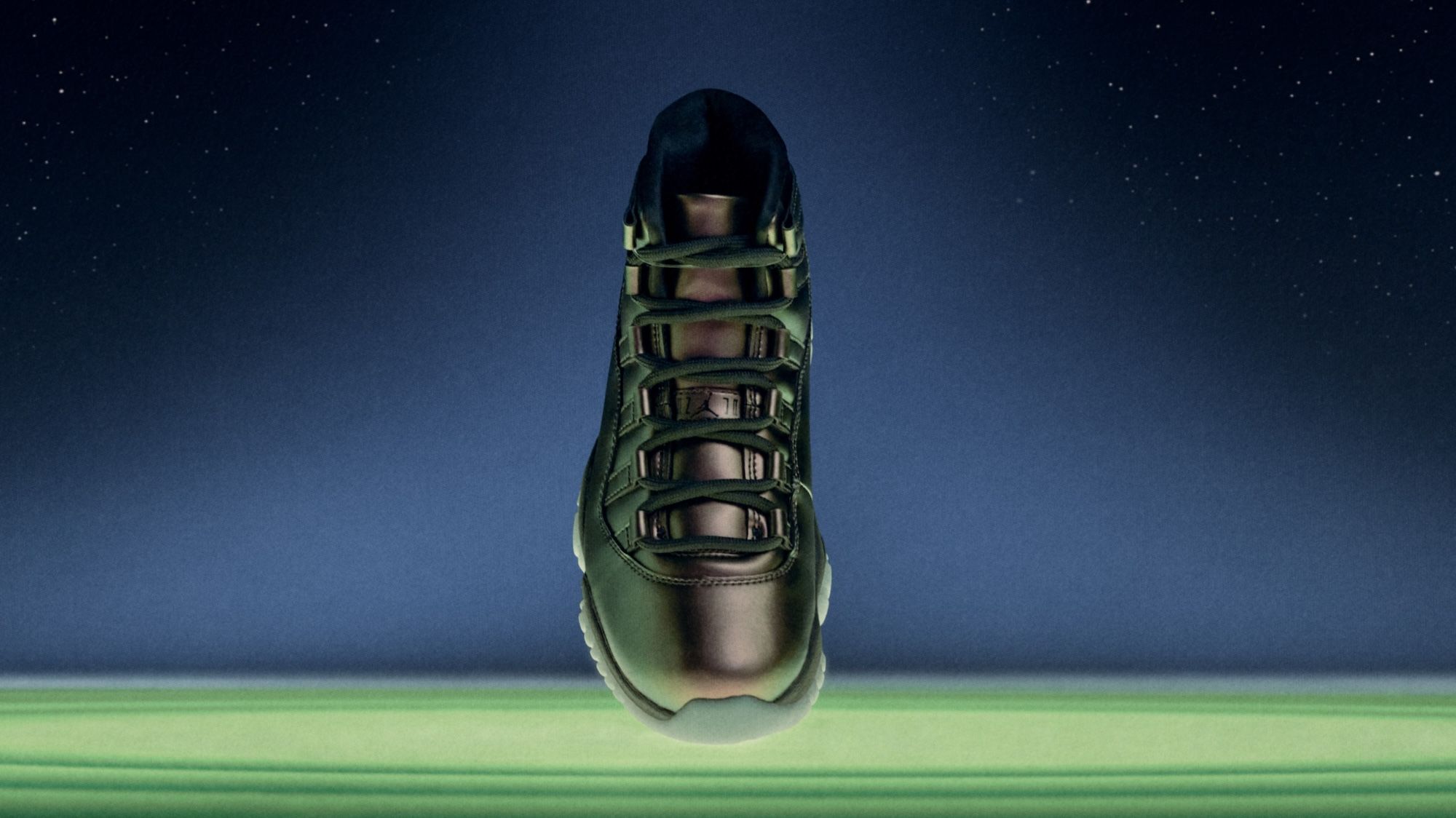 Space Jam x Air Jordan 11 "Magic Ball" Retro. Photo via Nike.