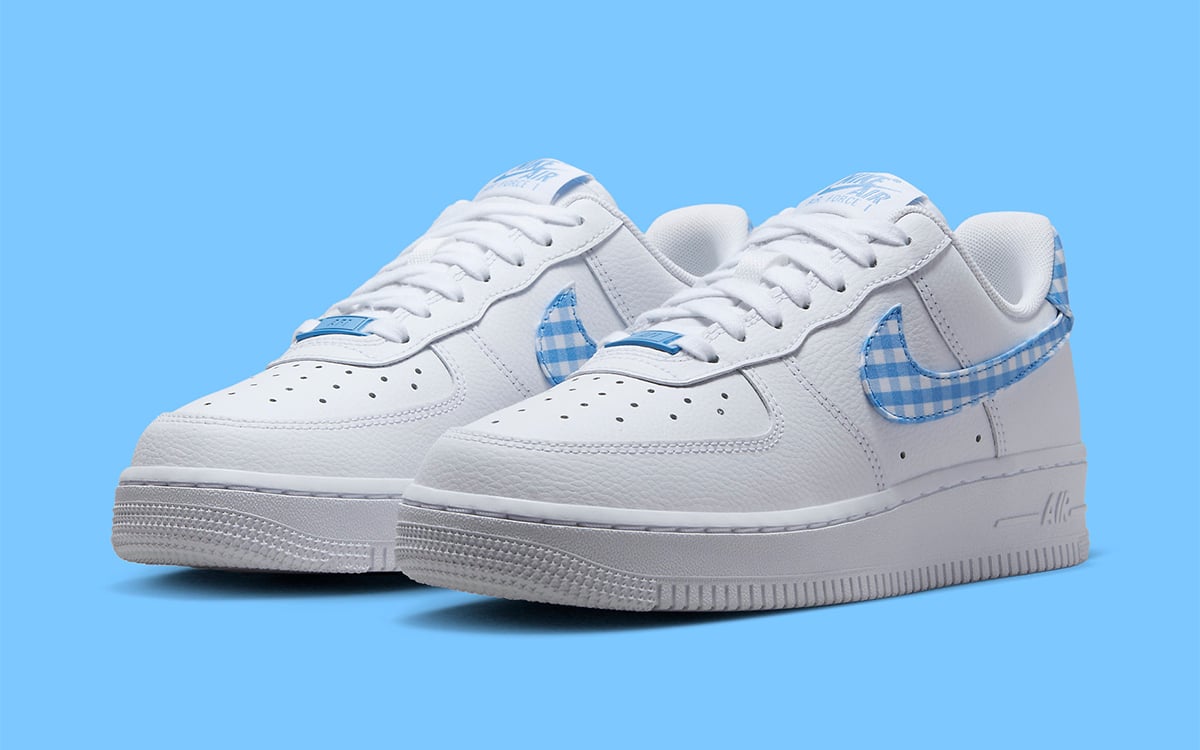 The Nike Air Force 1 Low “Blue Gingham” is Perfect for Picnic 