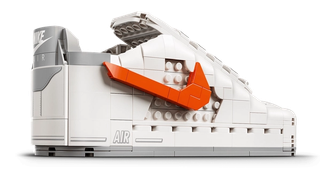 LEGO® x Nike Air Force 1 Block Set (1,093 Pieces). Photo via The LEGO Group.