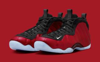 Speculative mock-up of the Nike SB Air Foamposite One in a "Team Red/Black" color scheme, expected to release Spring 2027.