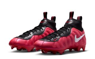 Nike Vaporposite Pro "University Red" U.S. Football Cleats (SKU: HM6870-400). Photo via Hibbet.