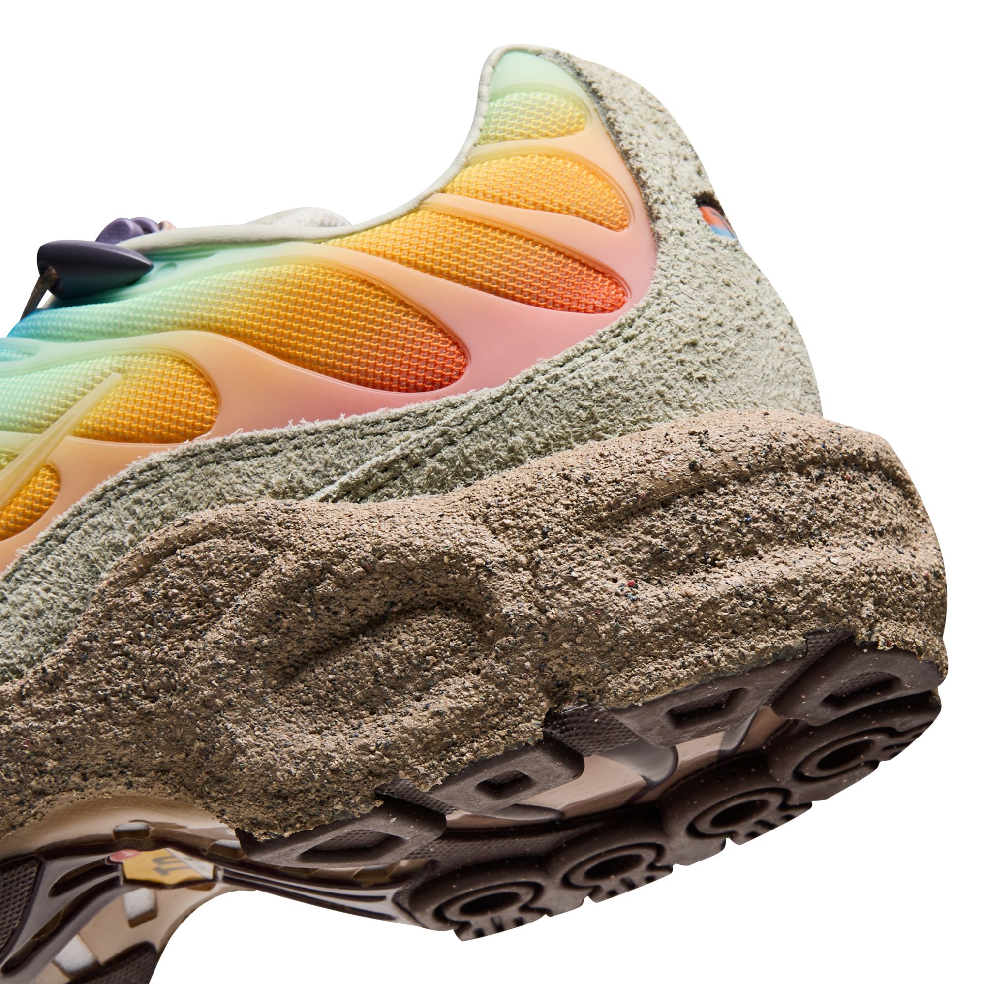 Sunrise Gradients and Sand-Caked Soles Surface on the Air