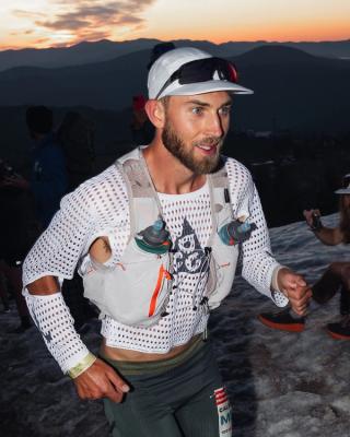Caleb Olson Wearing a Nike ACG Radical AirFlow Prototype in the 2025 Western States 100-Mile Endurance Run. Photo via Nike.